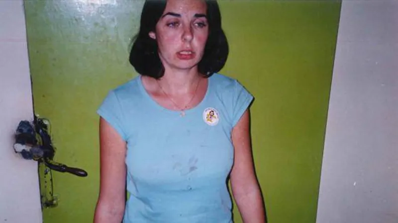 Joanne Lees photographed after the attack