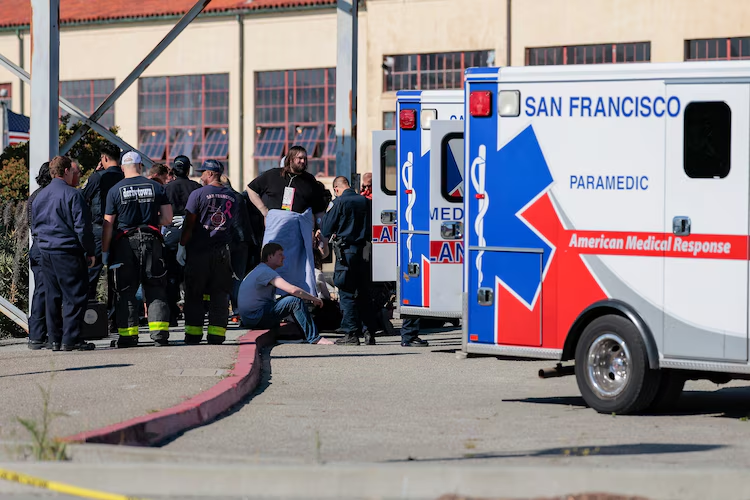 San Francisco paramedics and first responders after the boat disaster